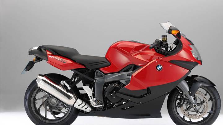 BMW K1300S Stylish In Red Side Pose